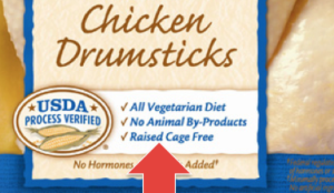 Cage Free Chicken Label