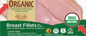 Organic Chicken Label