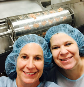 Dr. Christine Alvarado and Dr. Casey Owens the Moms at the Poultry Counter