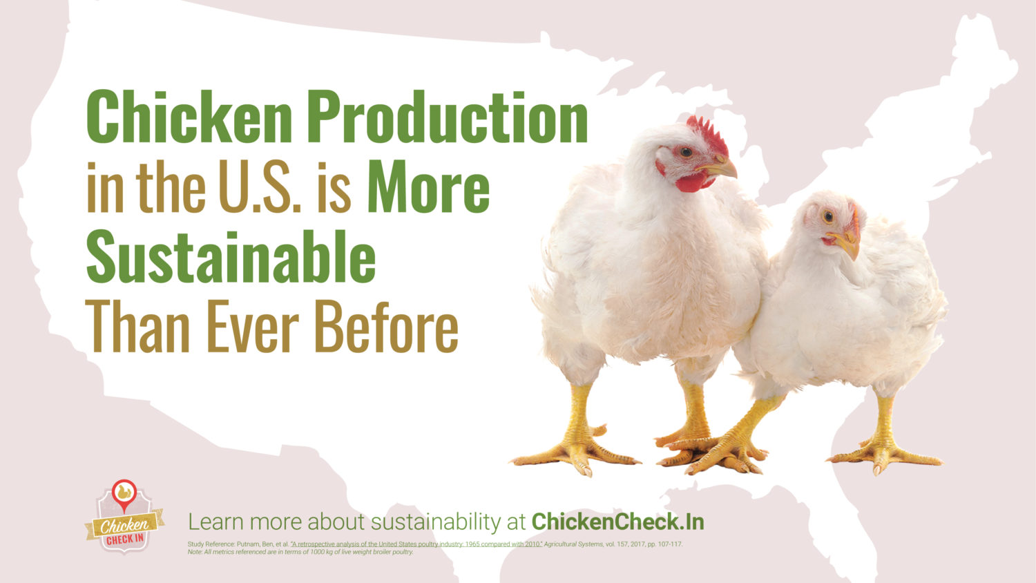 Chicken Production in the U.S. is More Sustainable Than Ever Before Chicken Production in the U.S. is More Sustainable Than Ever Before