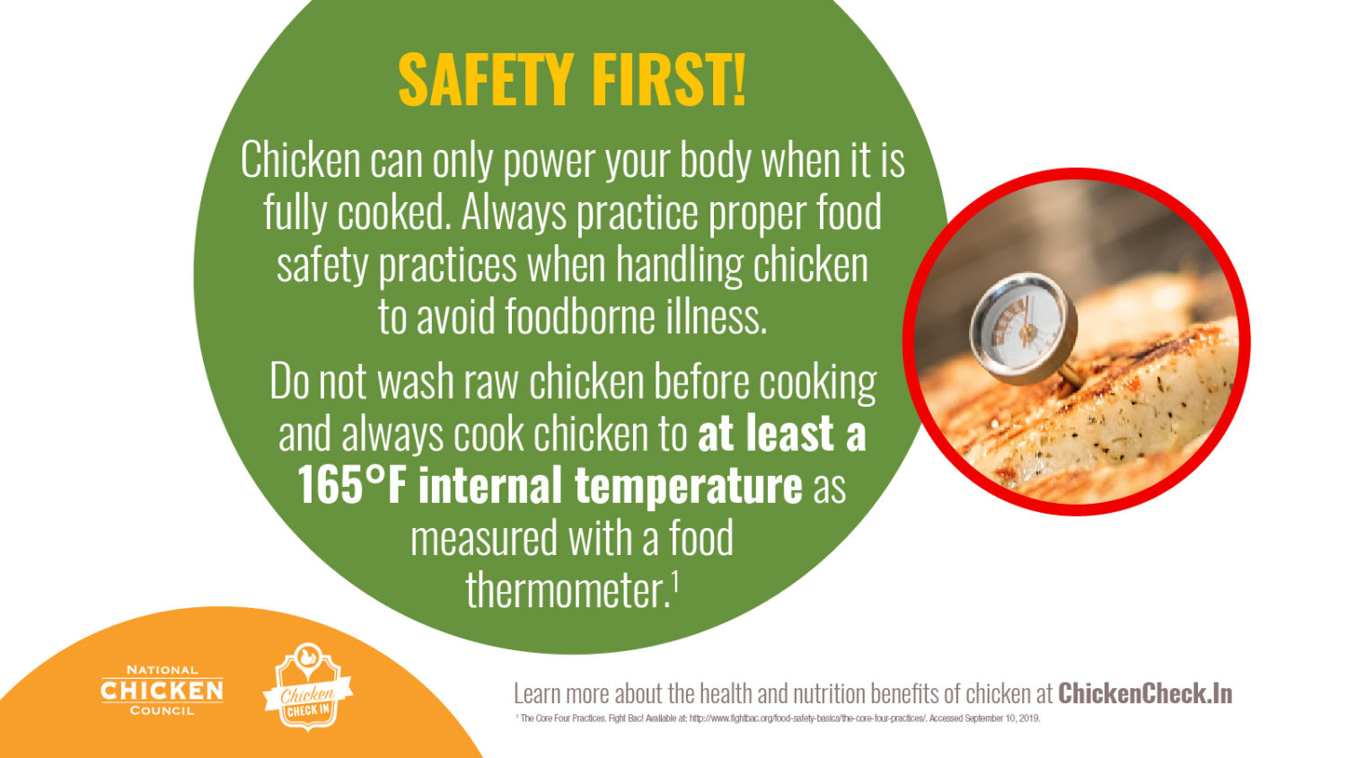 Temperature of cooked chicken: How to cook chicken safely